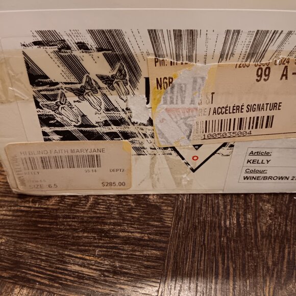 New in Box John Fluevog Blind Faith Kelly Mary Jane heels size 6.5 - Picture 7 of 8